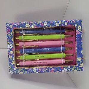 James Burke Collection Pens, Pack of 6, New-in-Pack